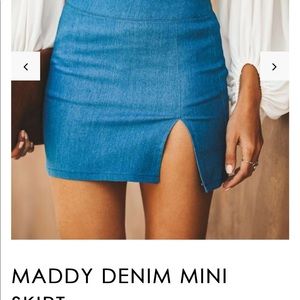Denim skirt from Vici. Com brand new w/tags